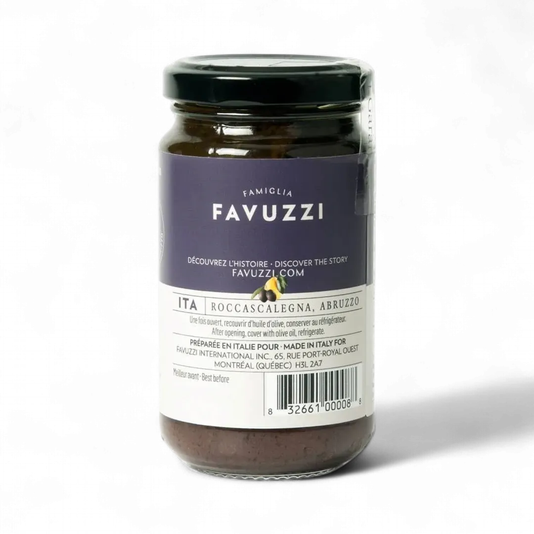 Lemon Black Olive Tapenade