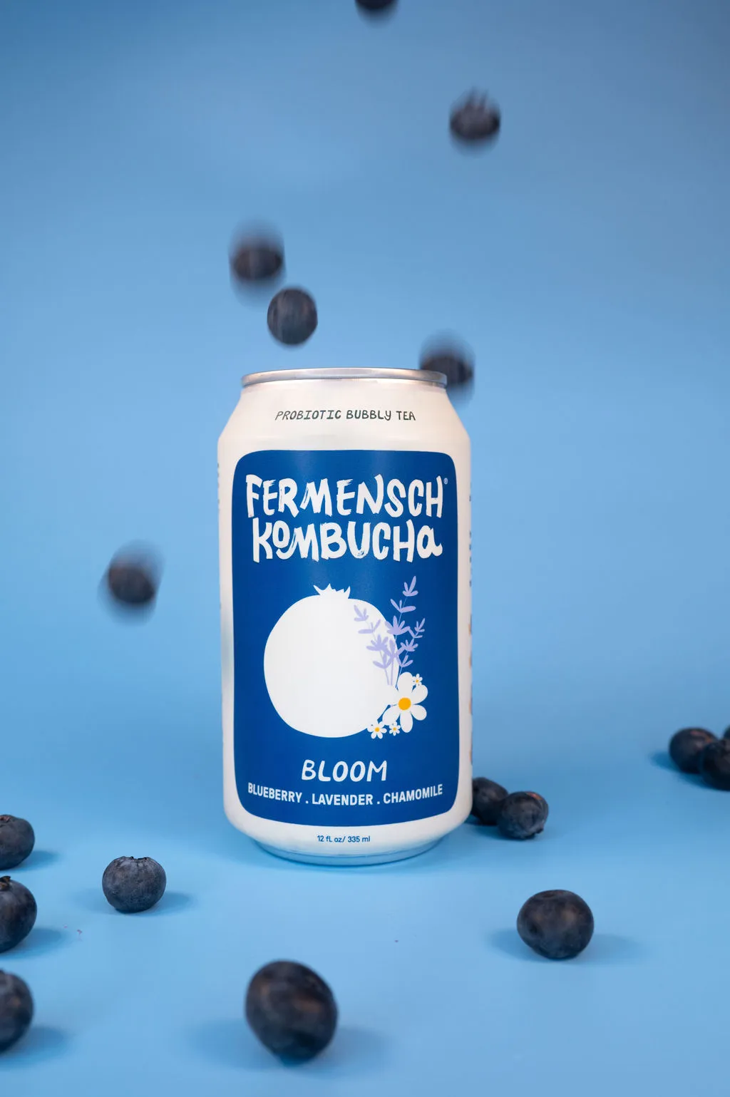 *Bloom* Blueberry Lavender Chamomile Kombucha - 24-Can Case
