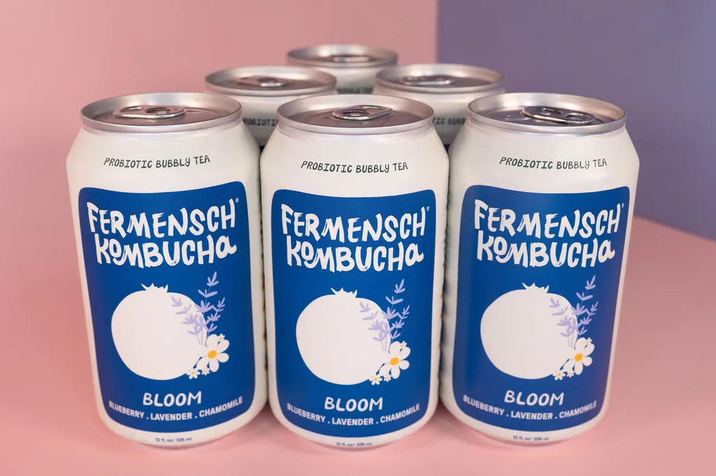 *Bloom* Blueberry Lavender Chamomile Kombucha - 24-Can Case