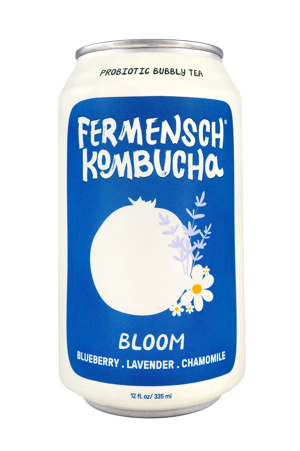 *Bloom* Blueberry Lavender Chamomile Kombucha - 24-Can Case