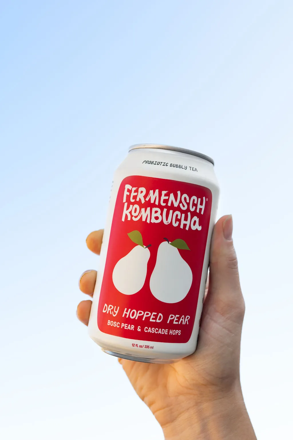 *Dry-Hopped Pear* Kombucha - 24-Can Case