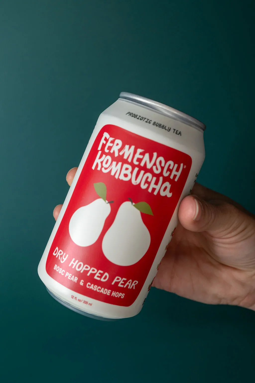 *Dry-Hopped Pear* Kombucha - 24-Can Case