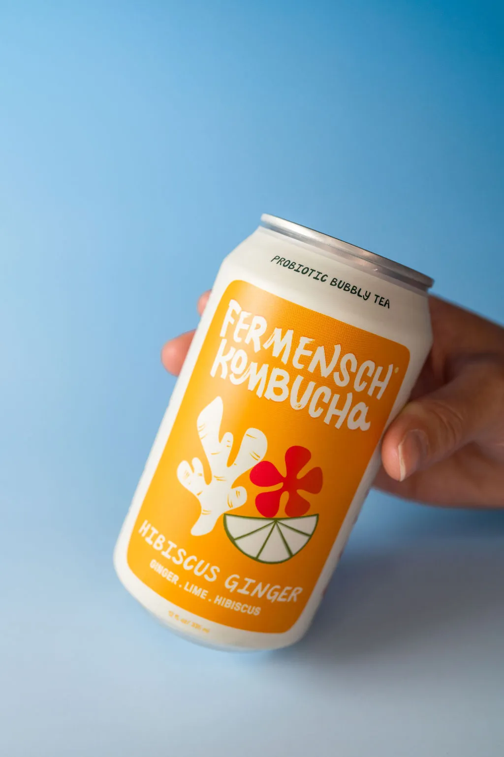 *Hibiscus Ginger* Kombucha - 24-Can Case