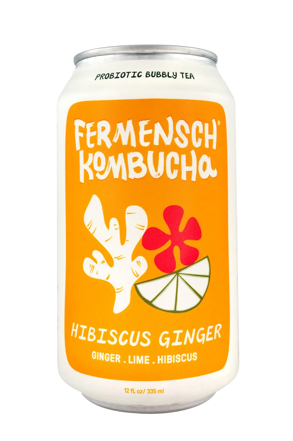 *Hibiscus Ginger* Kombucha - 24-Can Case