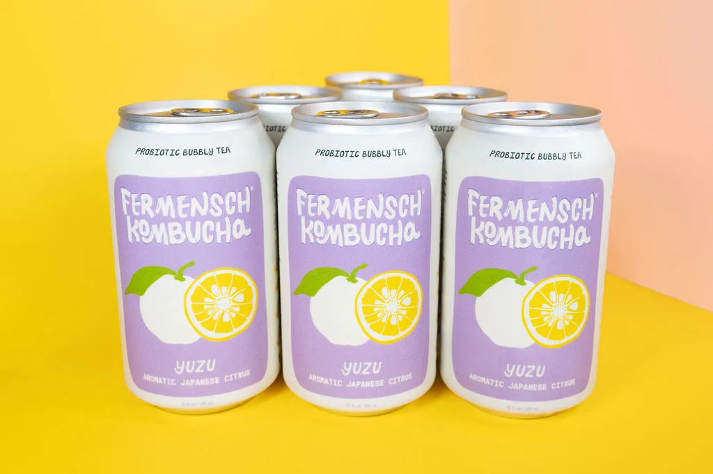 *Yuzu* Japanese Citrus Kombucha - 24-Can Case