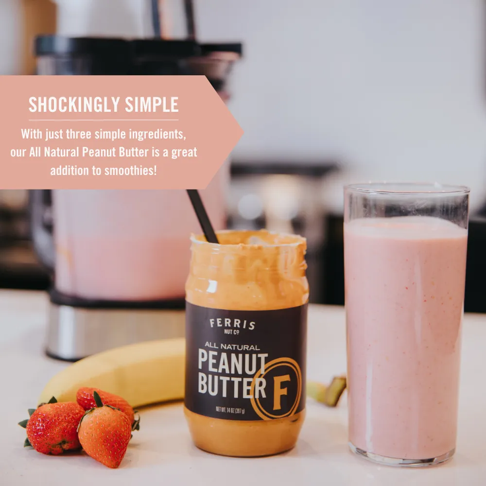 All Natural Smooth Peanut Butter 14 oz.