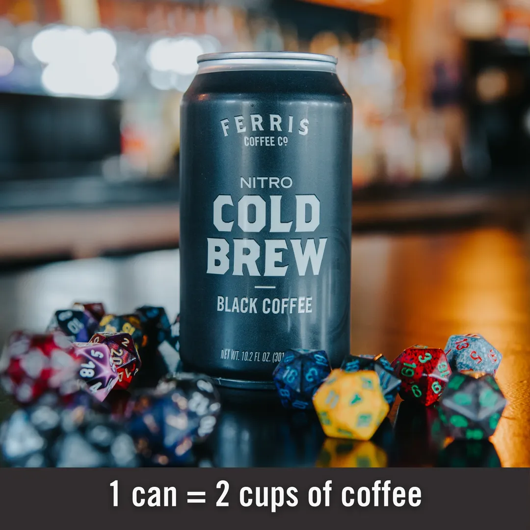 Nitro Cold Brew Black Coffee 10.2 oz.