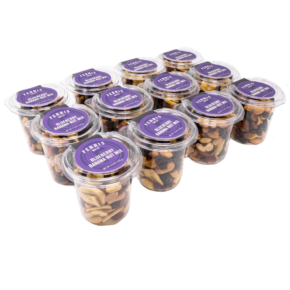 Blueberry Banana Nut Mix (Roasted Salted) 4.5 oz.