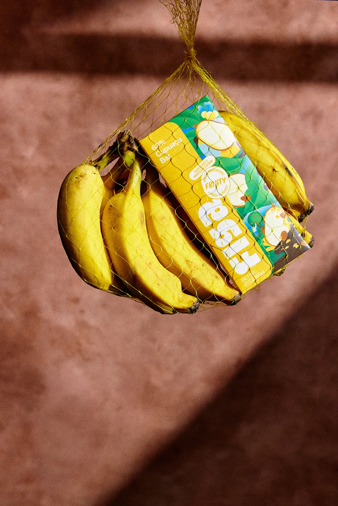 Fruity | Chocolate's Brazilian Cousin | Vegan, Caffeine Free, Sweetened with Dates | 63% Cupuaçu Bar 