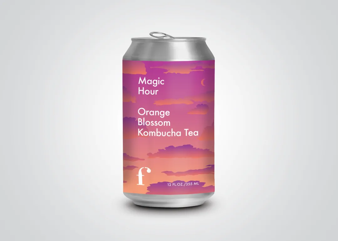 "Magic Hour" Orange Blossom Kombucha - 12-pack