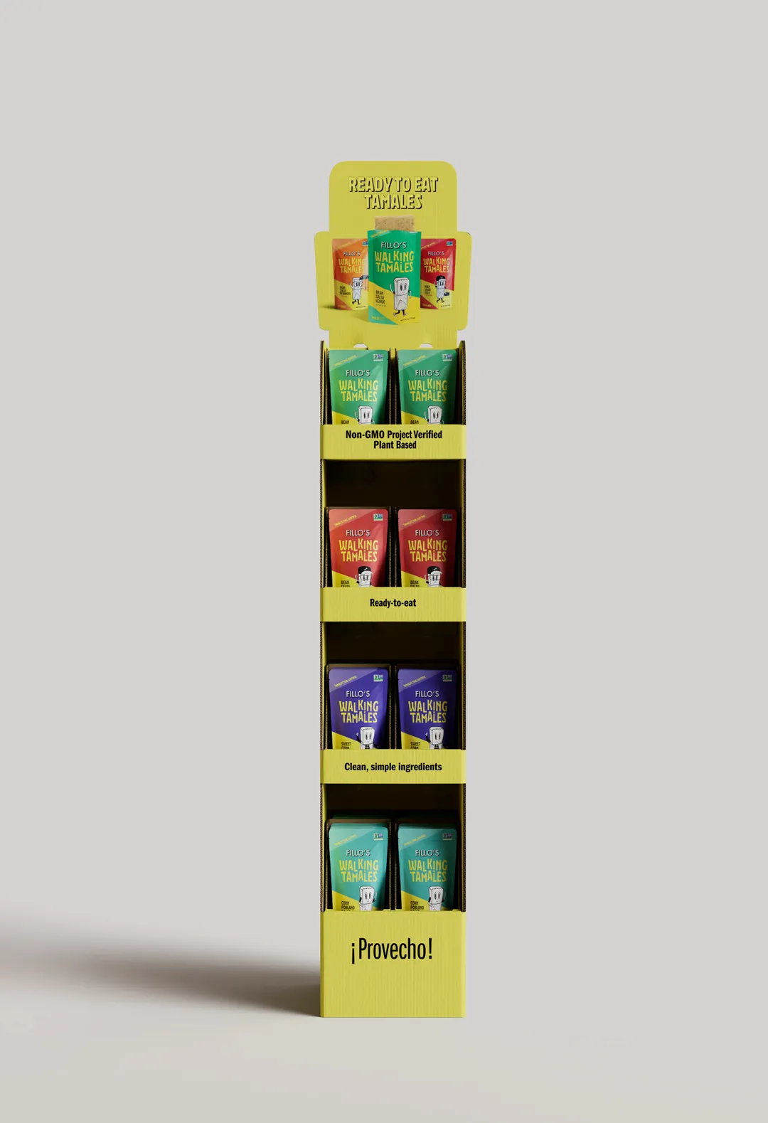 Walking Tamales Shipper, Mixed Flavors.