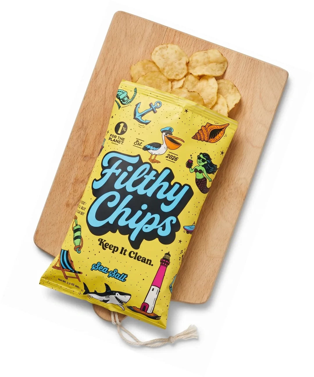 Sea Salt Avocado Oil Kettle Potato Chips - 2oz