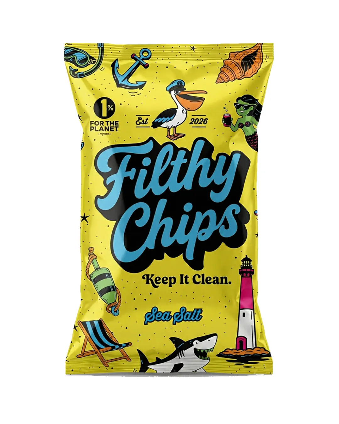 Sea Salt Avocado Oil Kettle Potato Chips - 2oz