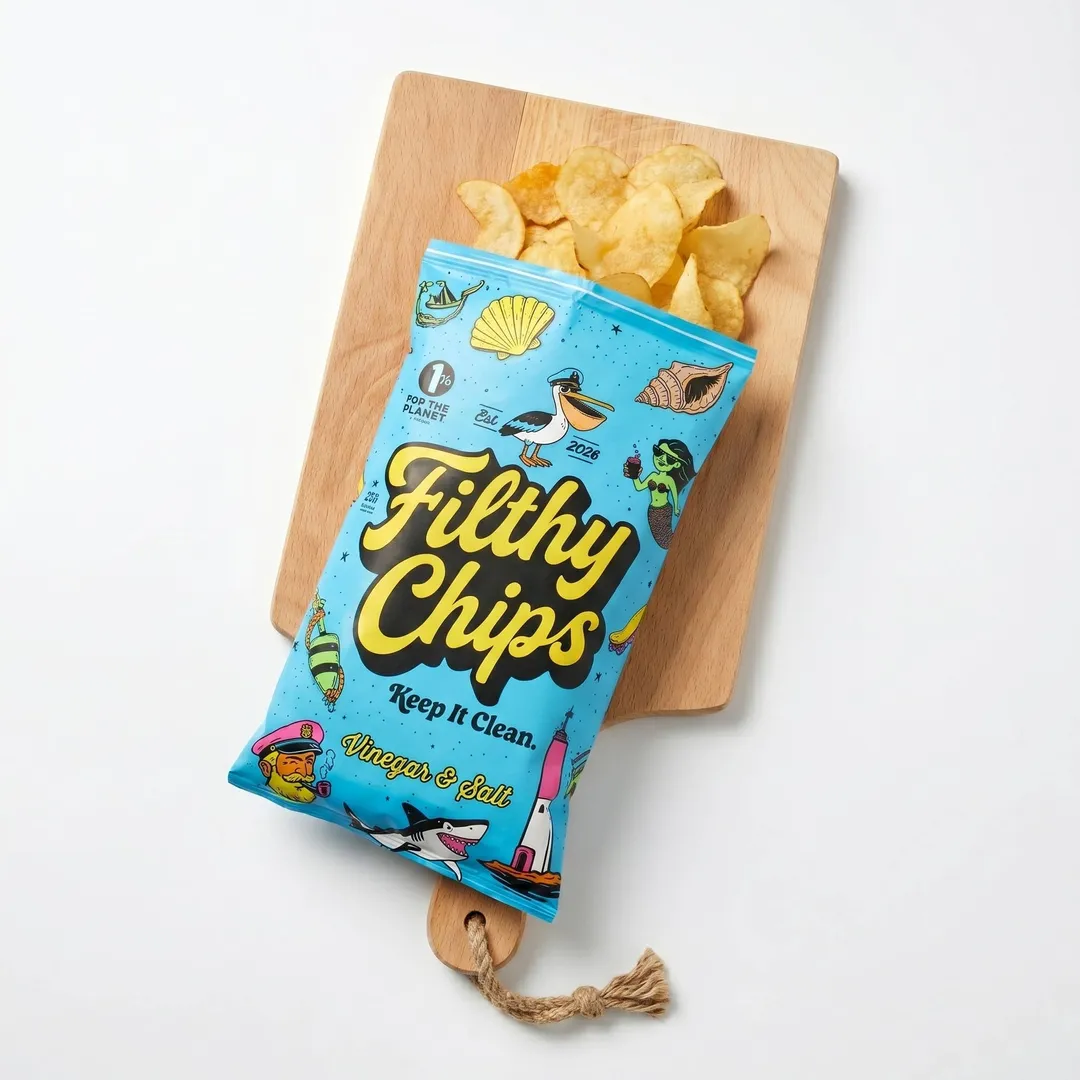 Vinegar & Salt Avocado Oil Kettle Potato Chips - 2oz