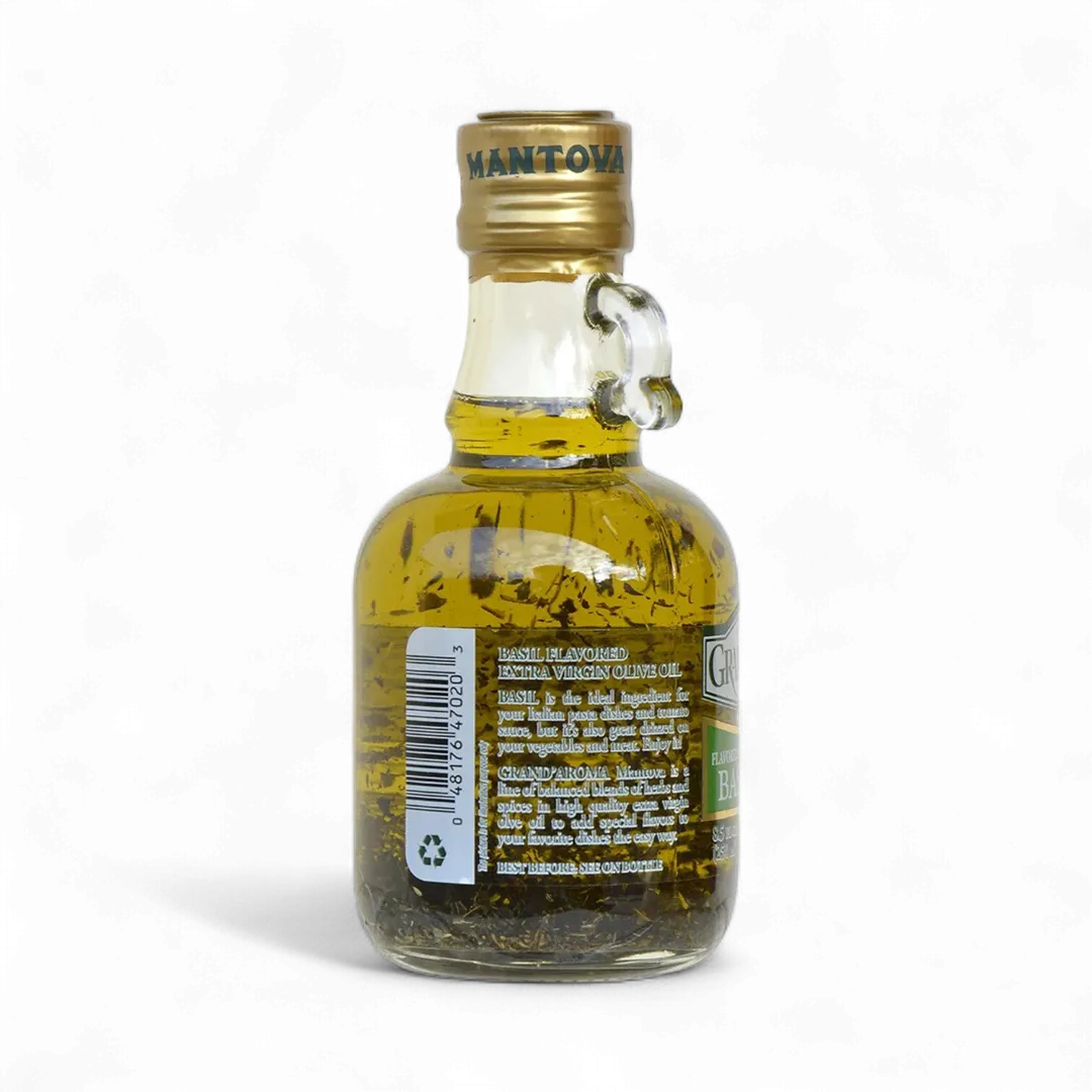 Mantova Grand'Aroma Basil Extra Virgin Olive Oil, 8.5 oz.