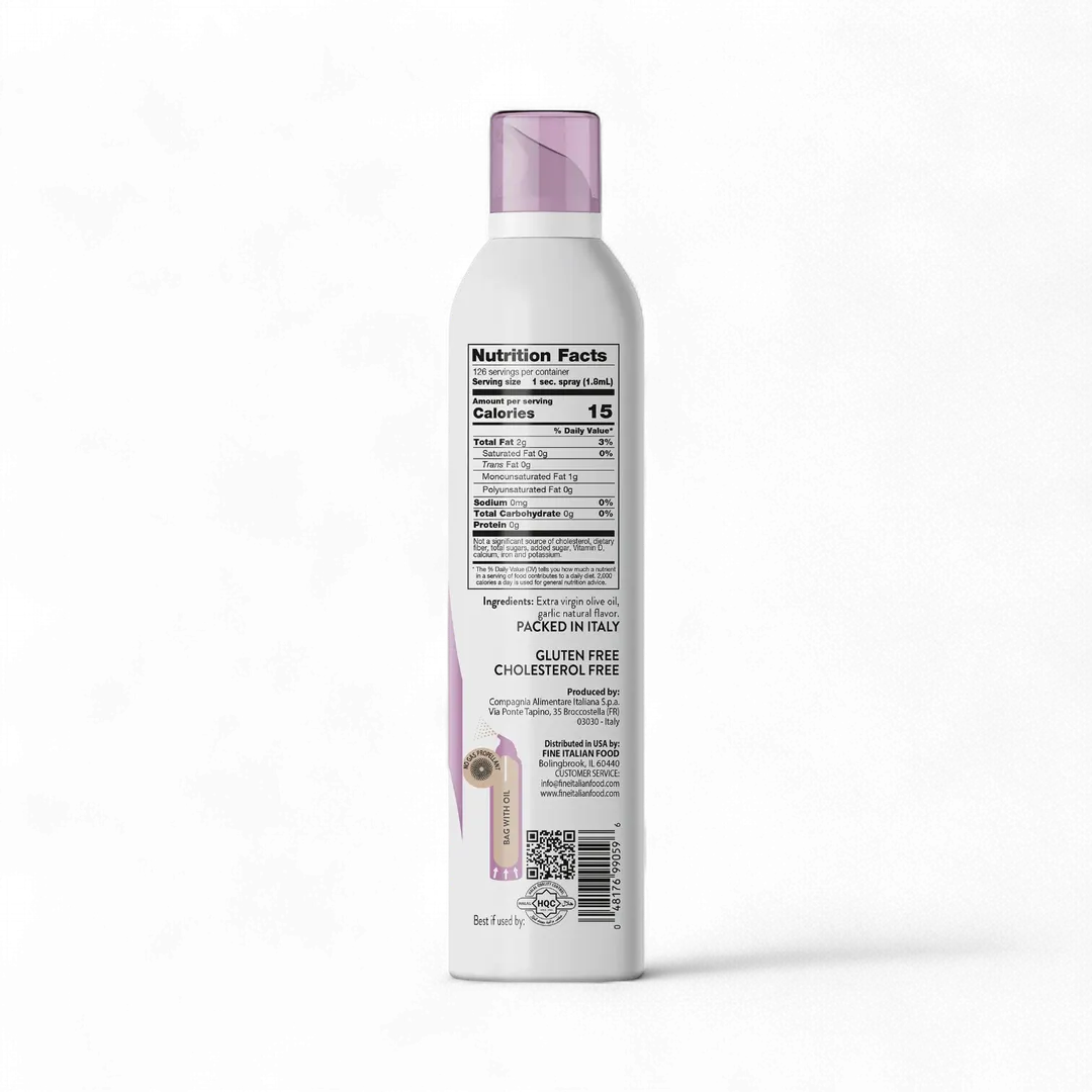 Mantova Garlic Extra Virgin Olive Oil Spray, 8 oz.