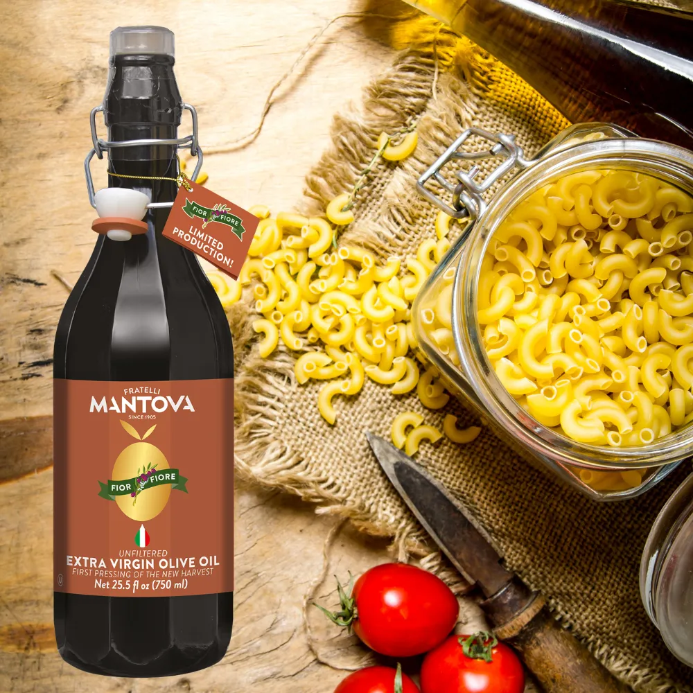 Mantova Unfiltered Extra Virgin Olive Oil, 25.5 fl. oz.