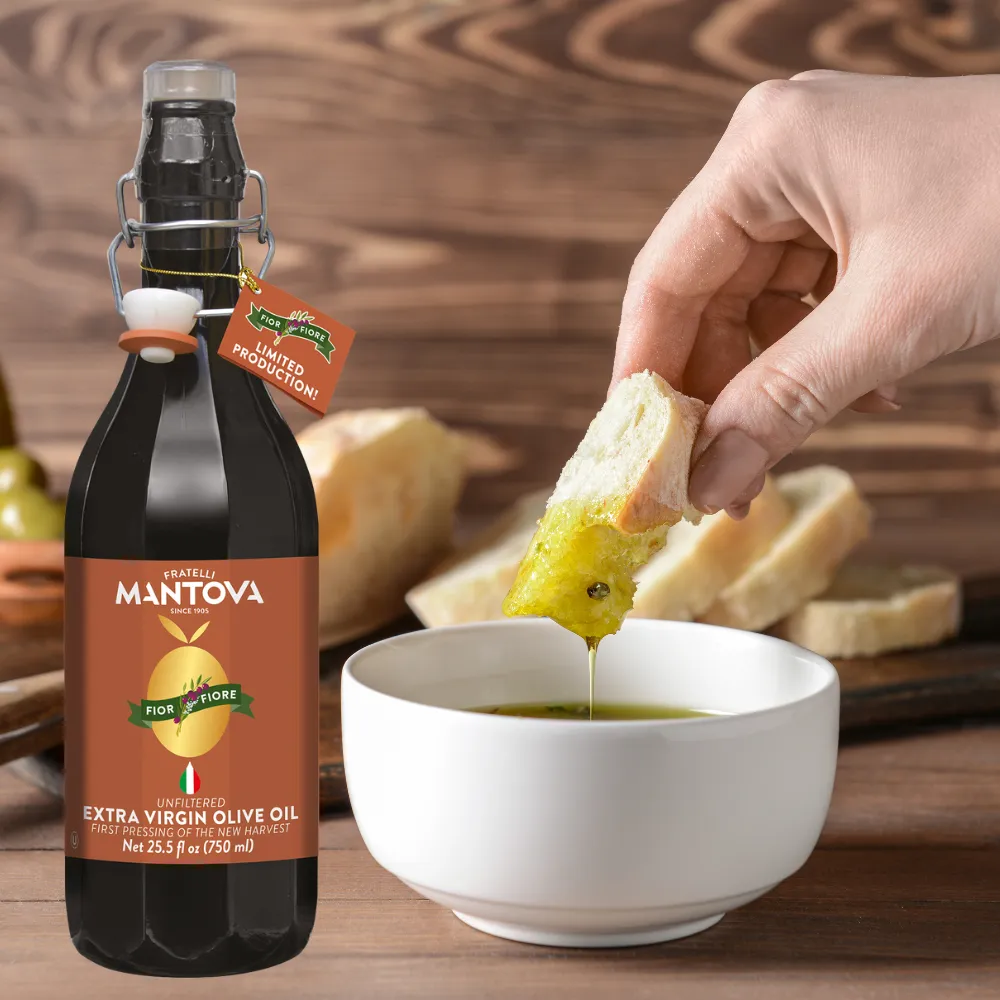 Mantova Unfiltered Extra Virgin Olive Oil, 25.5 fl. oz.