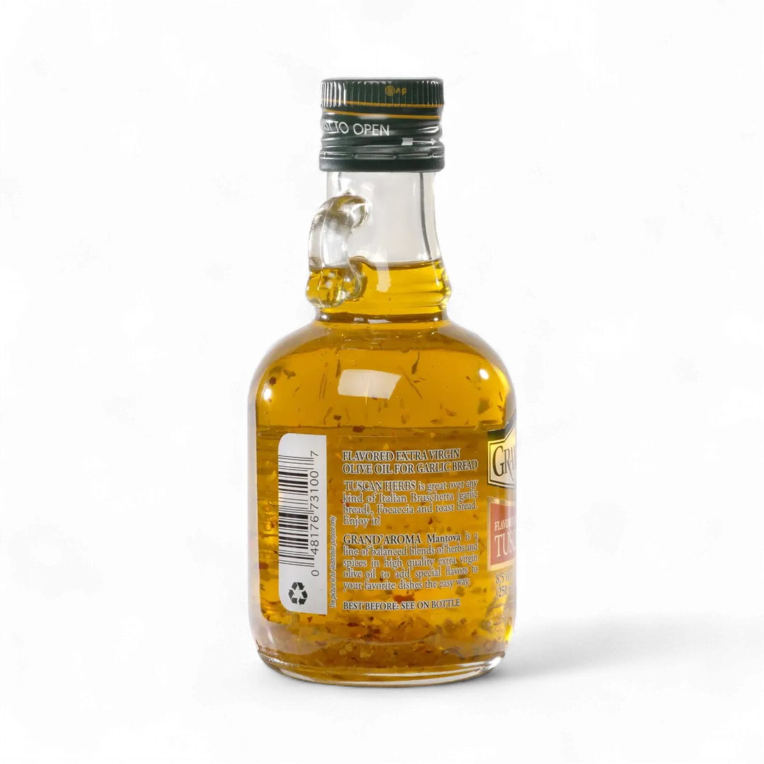 Mantova Grand'Aroma Tuscan Herbs Extra Virgin Olive Oil, 8.5