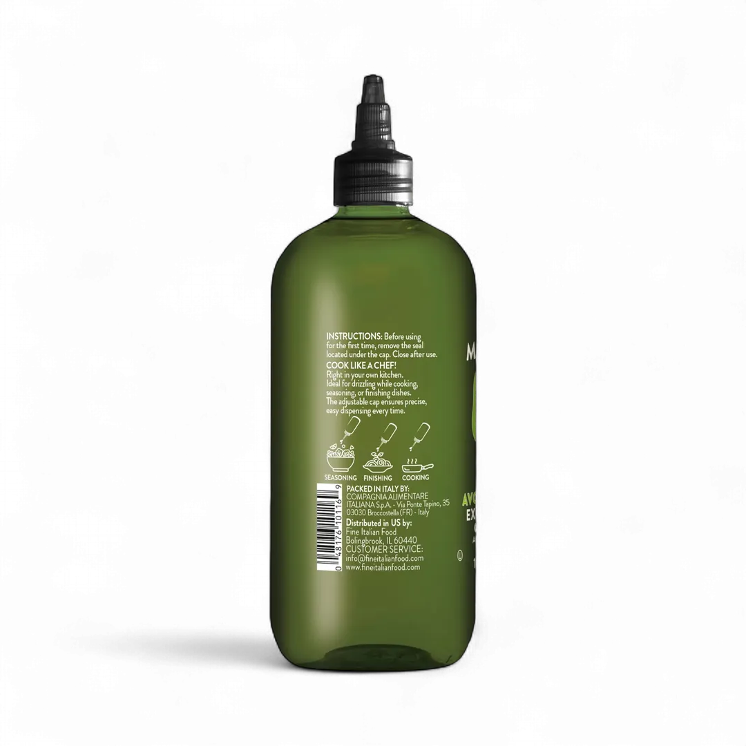 Mantova EVOO + Avocado Oil in Squeeze Bottle, 17 fl. oz.