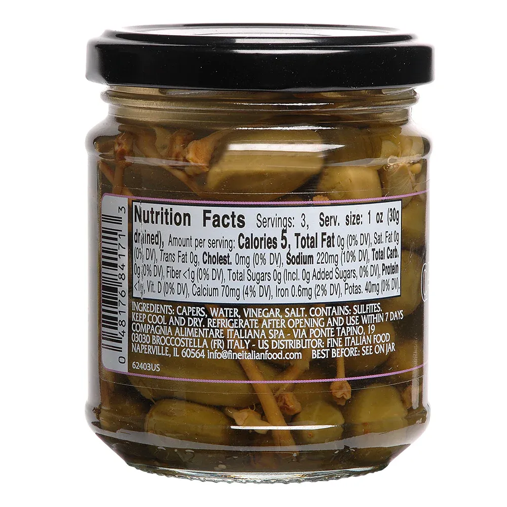 Mantova Caperberries, 7.05 oz.