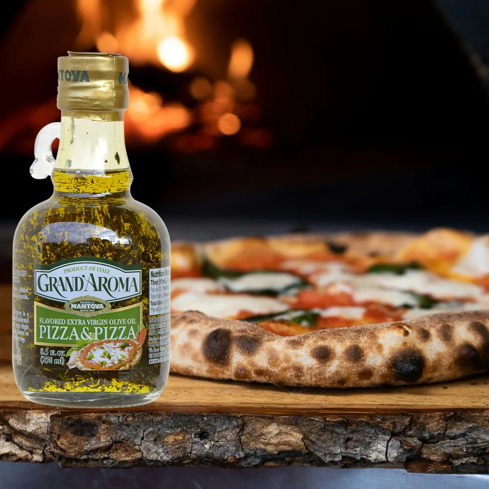 Mantova Grand'Aroma Pizza & Pizza Extra Virgin Olive Oil, 8.