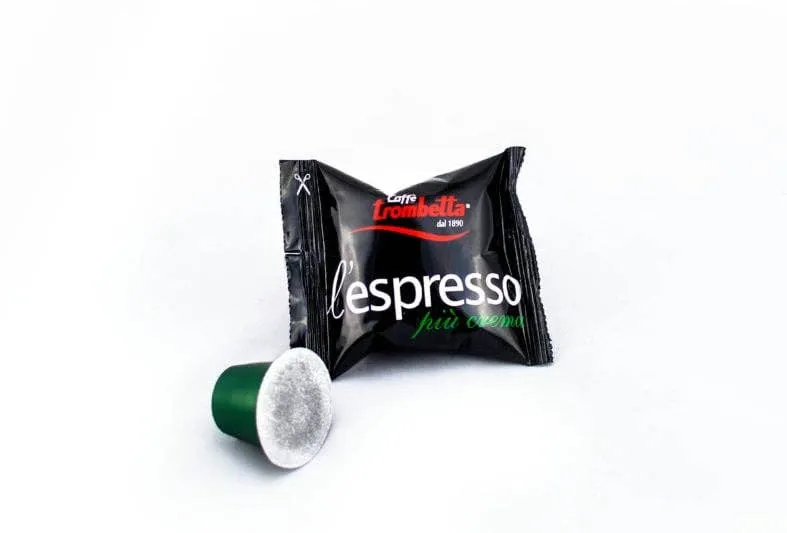 Caffè Trombetta L'Espresso Più Crema, 10 Nespresso Pods