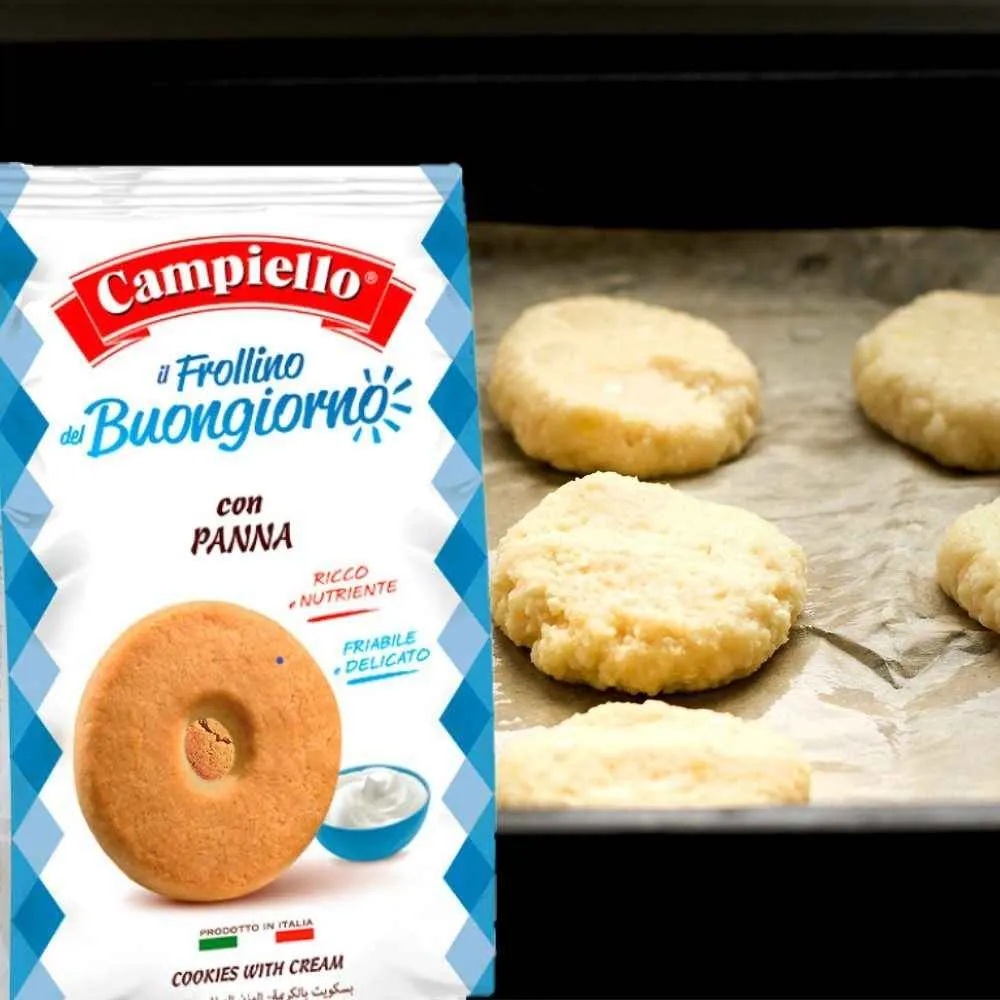Campiello Shortbread Cookies with Fresh Cream, 12 oz.