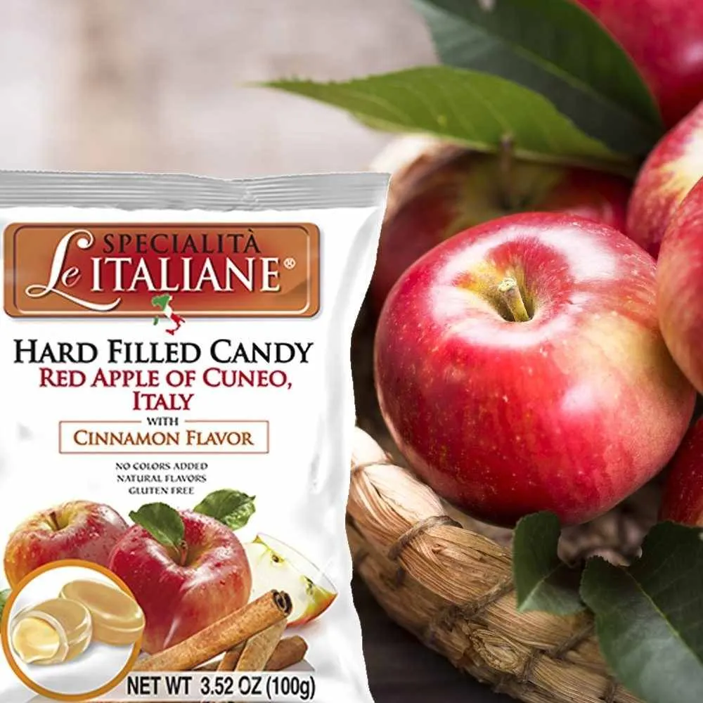 Le Specialità Italiane Candy with Apple & Cinnamon, 3.52 oz.