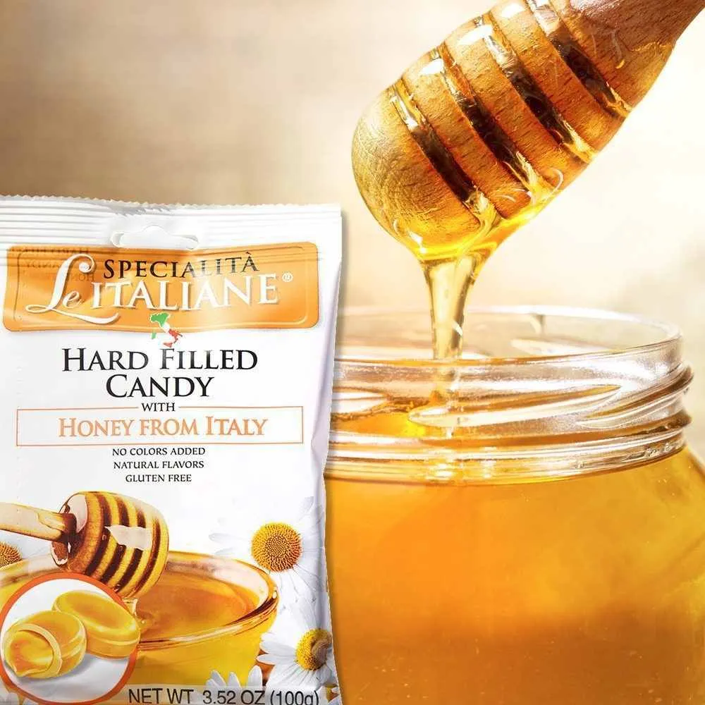 Le Specialità Italiane Candy with Honey, 3.52 oz.