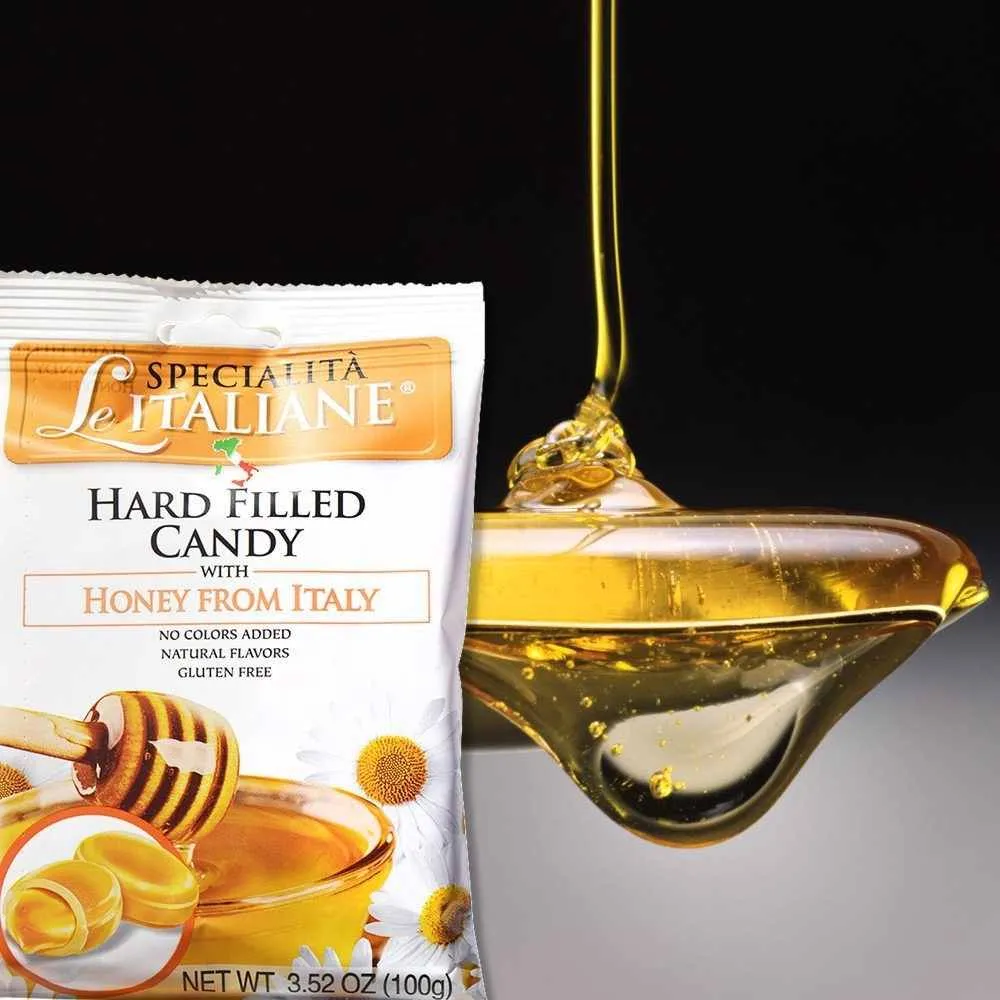 Le Specialità Italiane Candy with Honey, 3.52 oz.