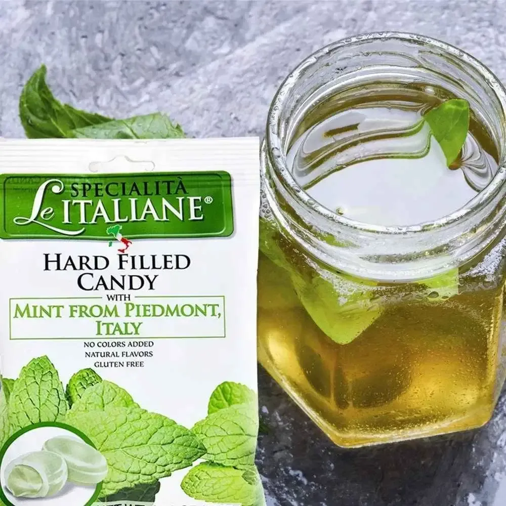 Le Specialità Italiane Hard Candy with Mint, 3.52 oz.