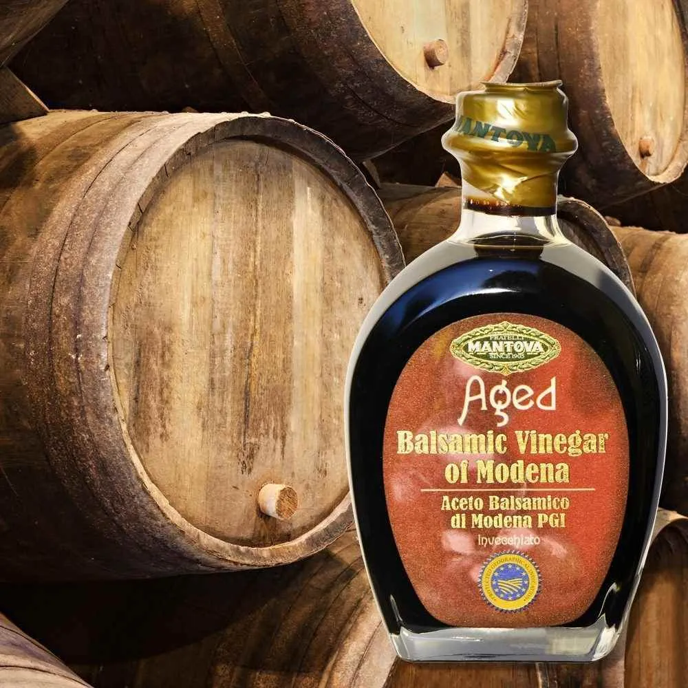 Mantova Aged Balsamic Vinegar of Modena PGI, 8.5 fl. oz.