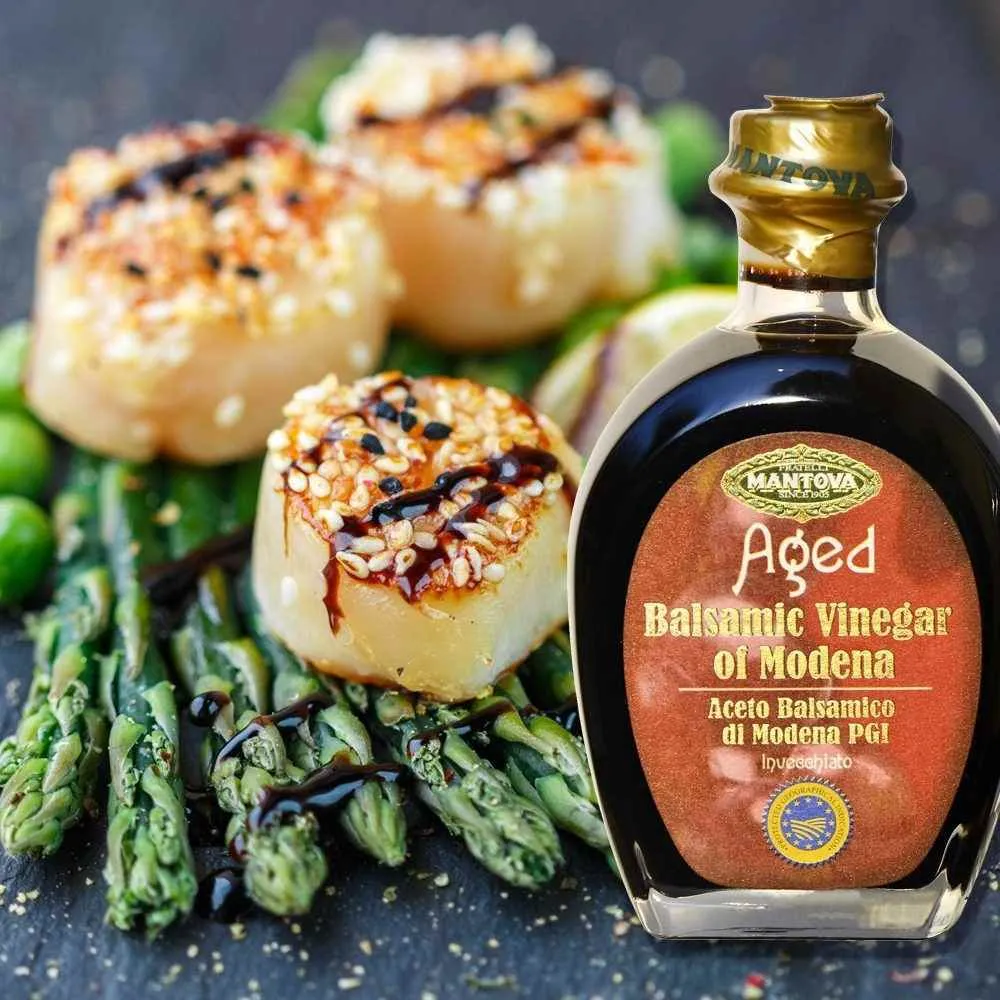 Mantova Aged Balsamic Vinegar of Modena PGI, 8.5 fl. oz.