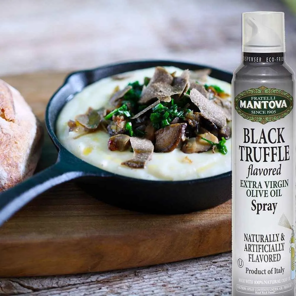 Mantova Black Truffle Extra Virgin Olive Oil Spray, 8 fl. oz