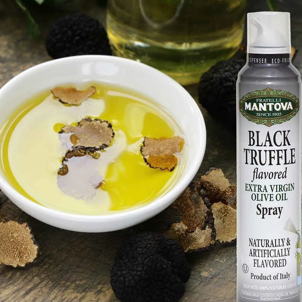 Mantova Black Truffle Extra Virgin Olive Oil Spray, 8 fl. oz