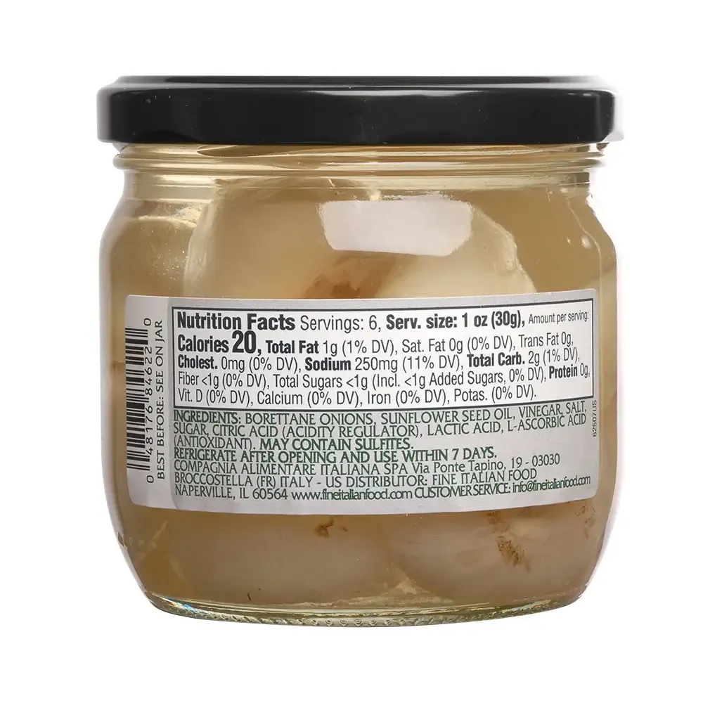 Mantova Borettane Grilled Onions, 11.3 oz.