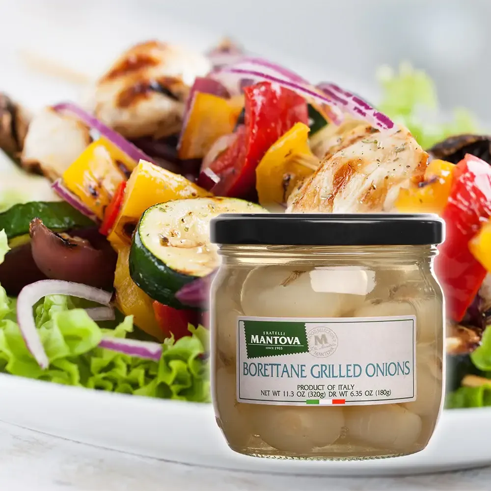 Mantova Borettane Grilled Onions, 11.3 oz.
