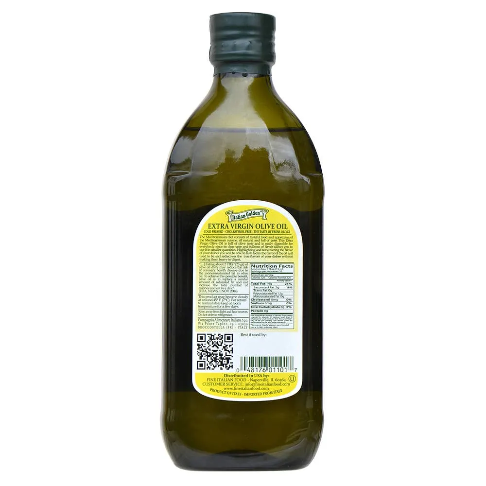 Mantova Italian Golden Extra Virgin Olive Oil, 34 fl. oz.