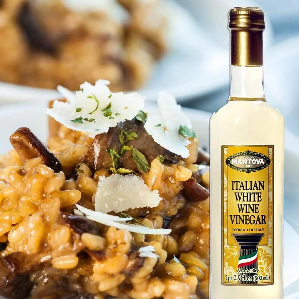Mantova Italian White Wine Vinegar, 17 fl. oz.