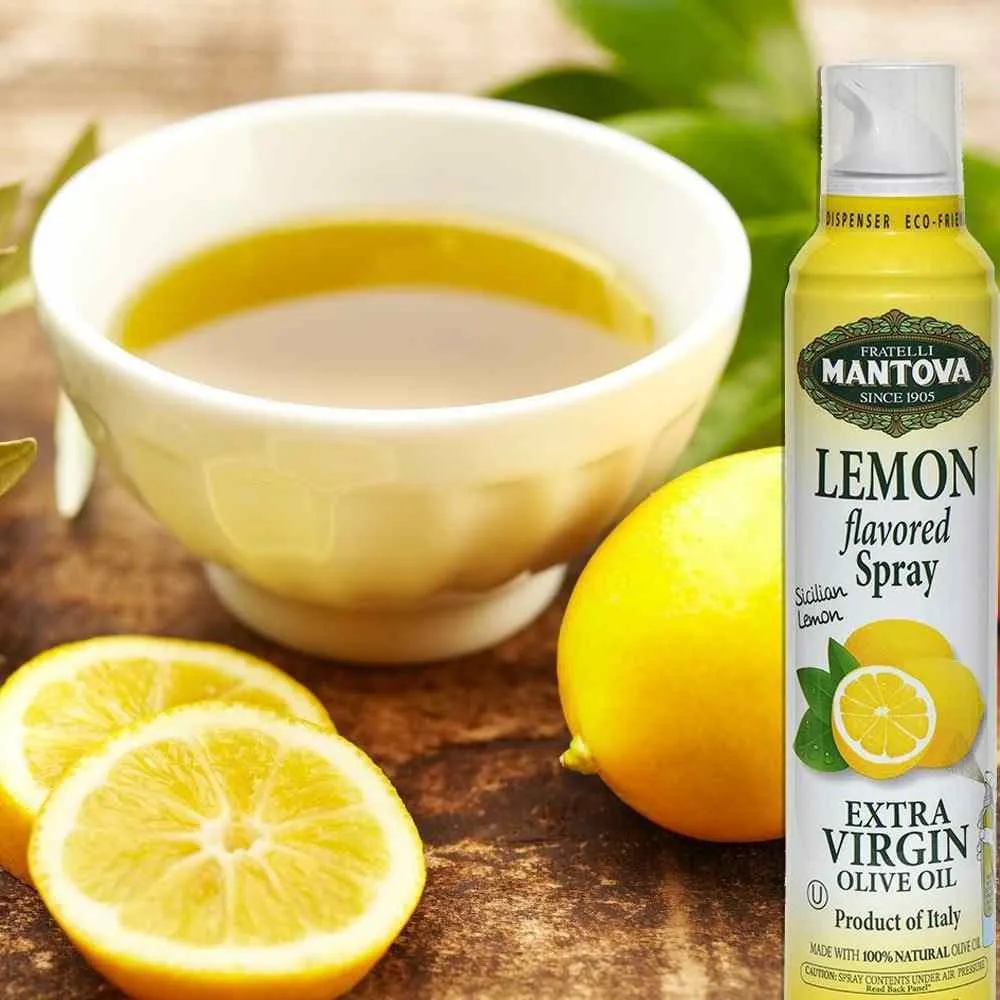 Mantova Lemon Extra Virgin Olive Oil Spray, 8 fl. oz.