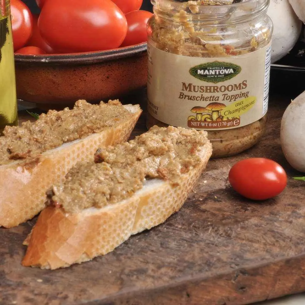 Mantova Mushroom Bruschetta, 6 oz.