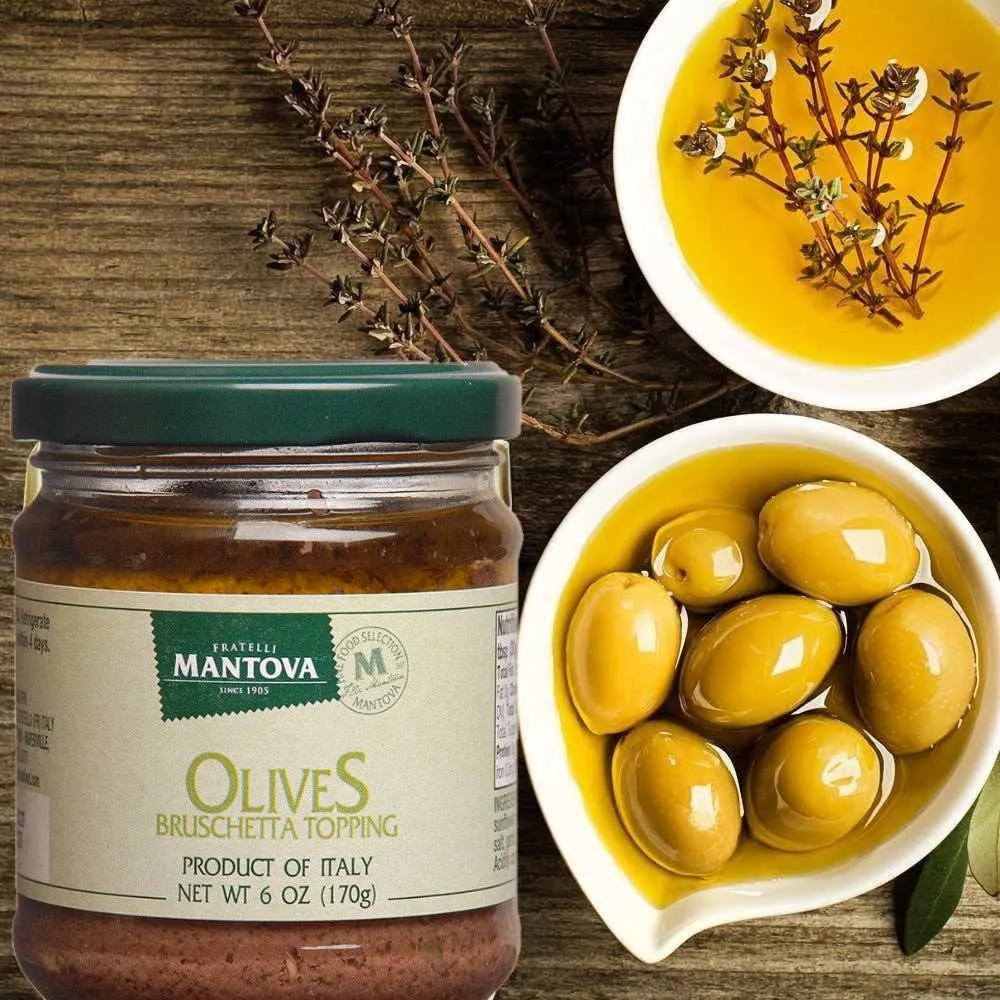 Mantova Olive Bruschetta, 6 oz.