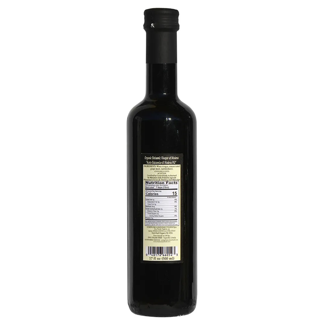 Mantova Organic Balsamic Vinegar of Modena PGI, 17 fl. oz.