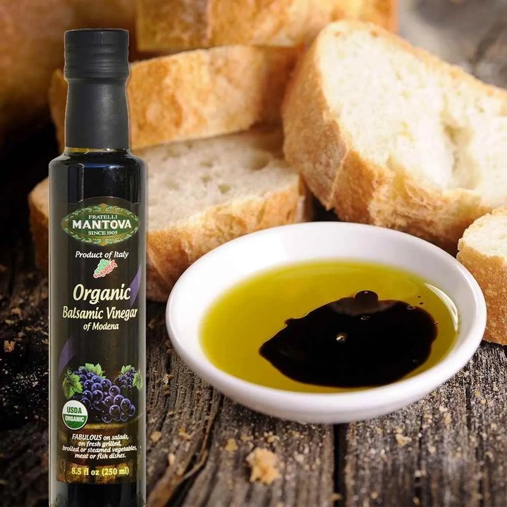 Mantova Organic Balsamic Vinegar of Modena PGI, 8.5 fl. oz.