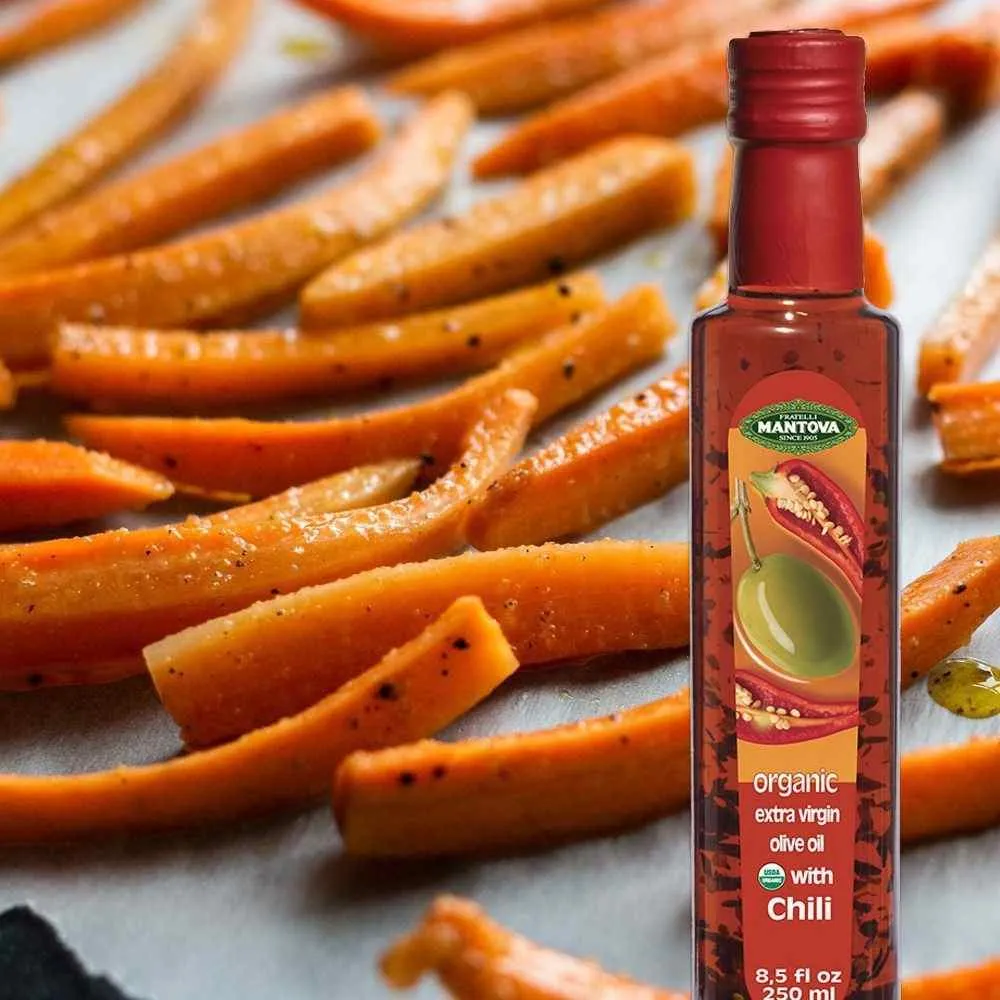 Mantova Organic Chili Extra Virgin Olive Oil, 8.5 fl. oz.