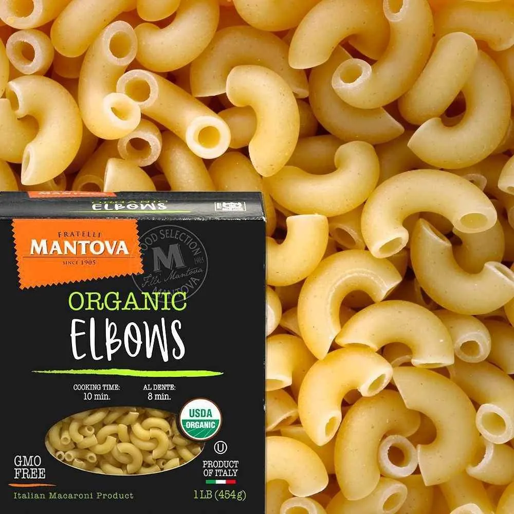 Mantova Organic Elbows, 1 lb.