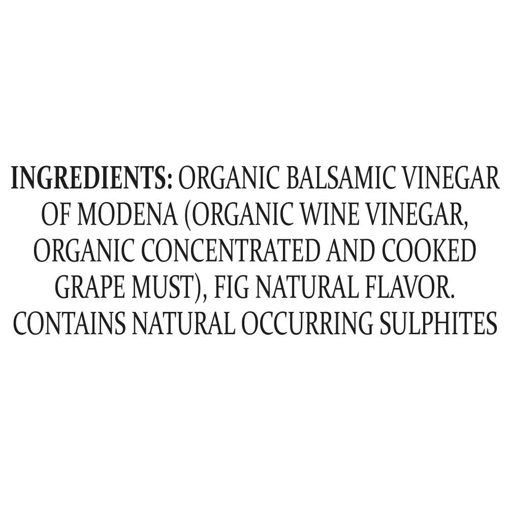 Mantova Organic Fig Balsamic Condiment PGI, 8.5 fl. oz.