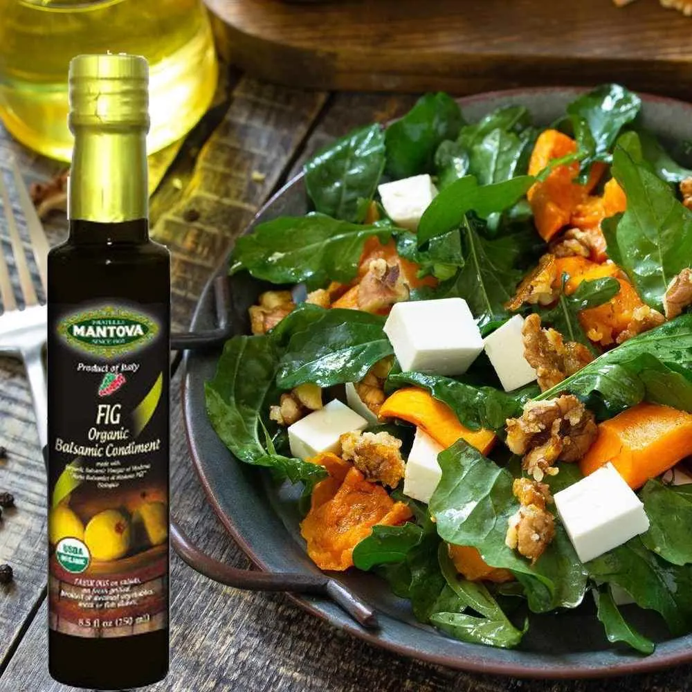 Mantova Organic Fig Balsamic Condiment PGI, 8.5 fl. oz.