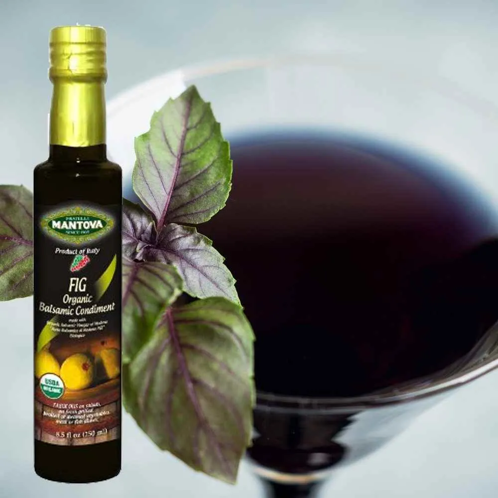 Mantova Organic Fig Balsamic Condiment PGI, 8.5 fl. oz.